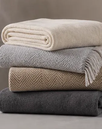 Custom woven blanket product
