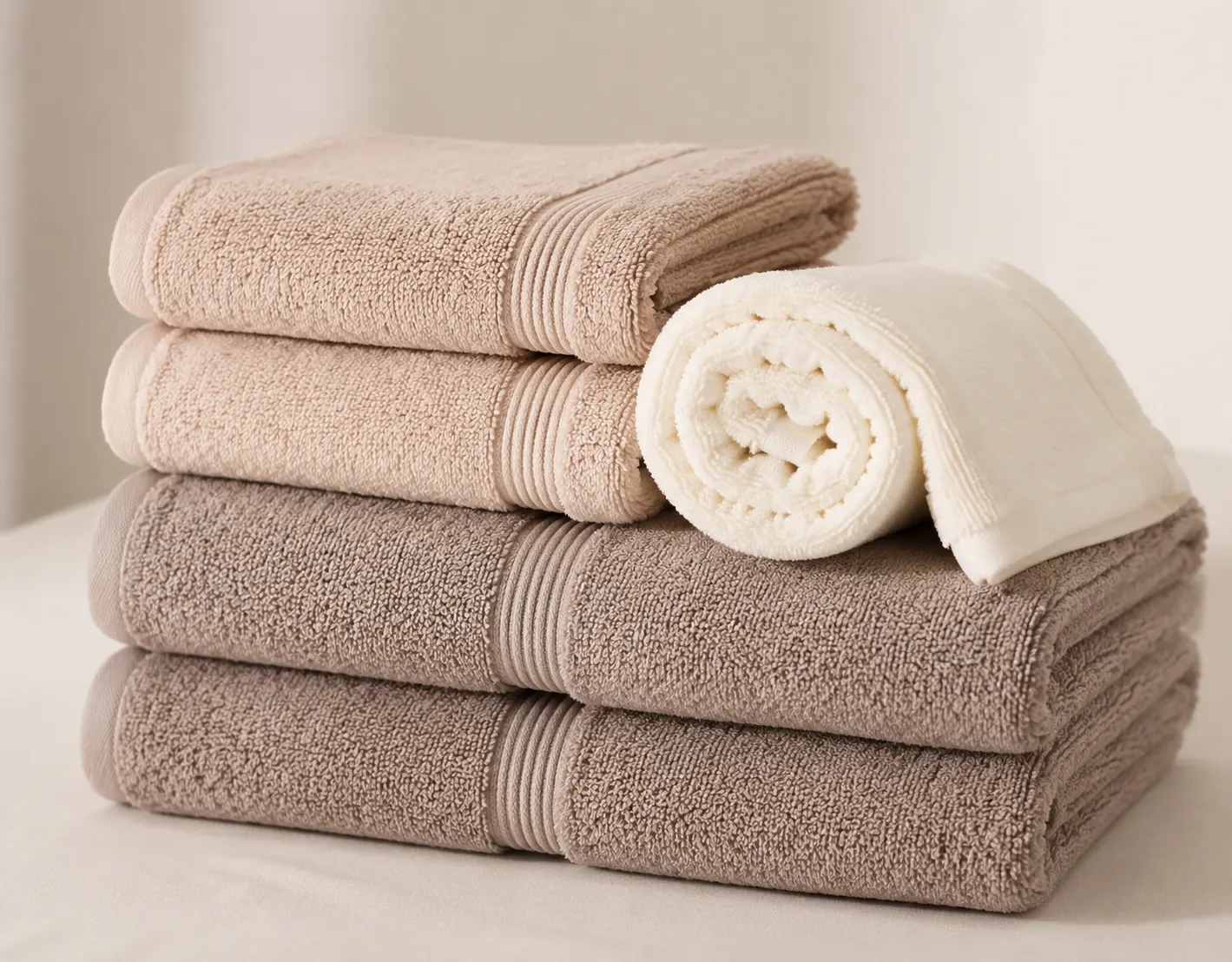 Blended towel and bath towel set product photo