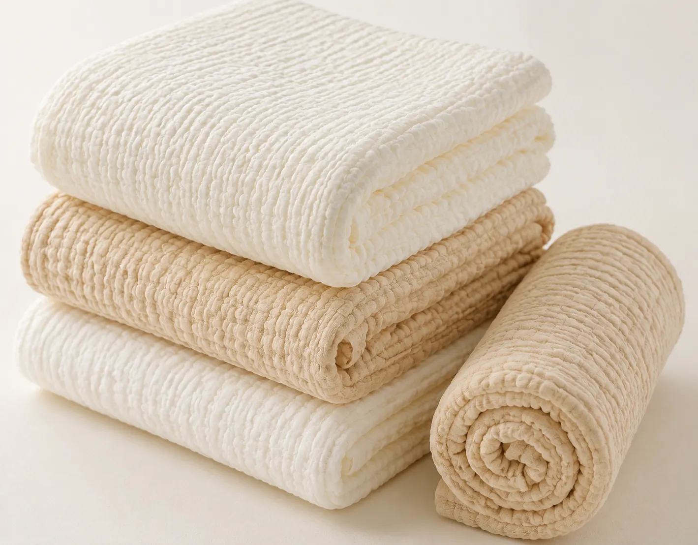 Bubble gauze baby towels product photo